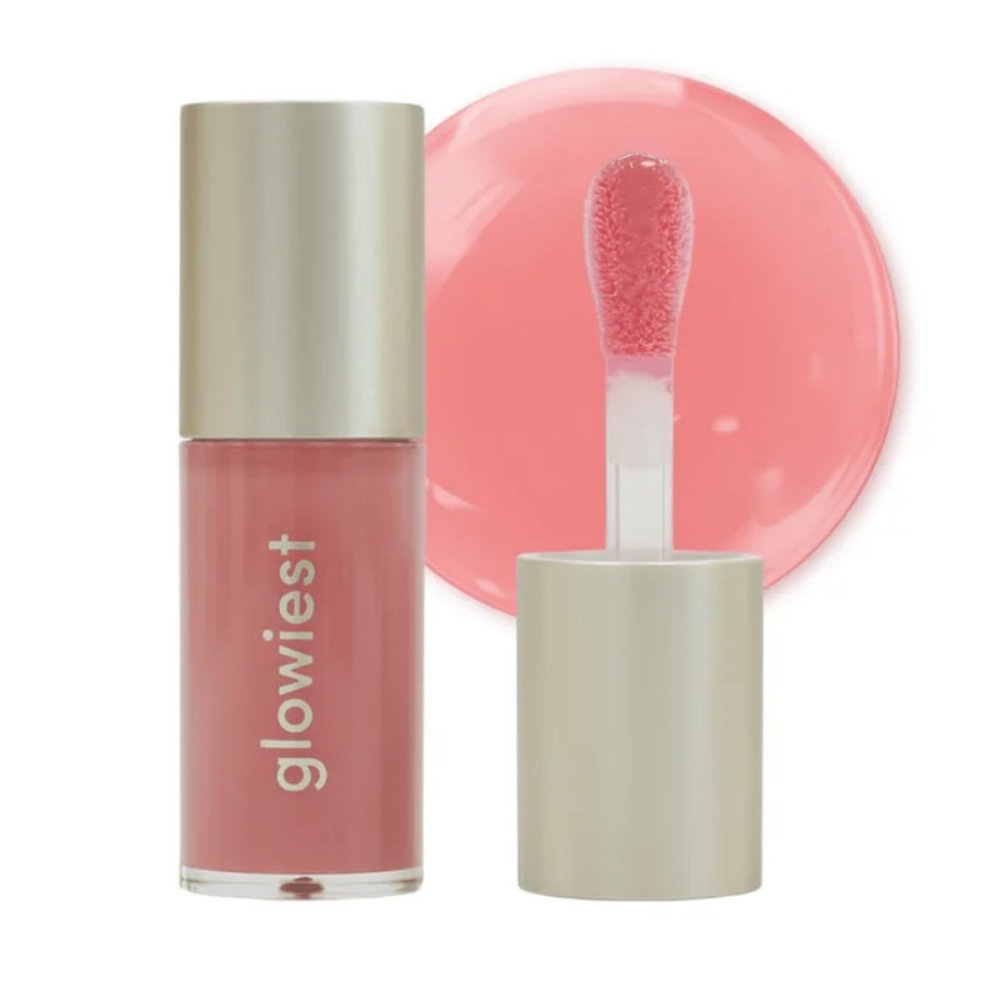 glowiest | Dream Glow Tinted Lip Oil Plumping Korean Gloss in 002 Nude Mauve
